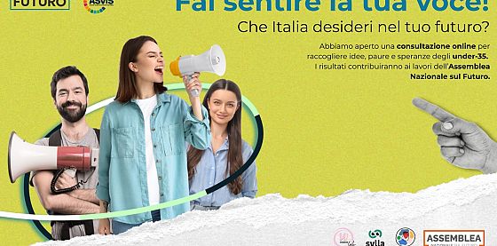 Al via la consultazione online rivolta ai giovani per scrivere il futuro