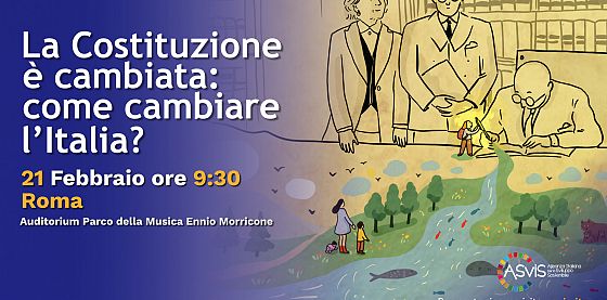 Il 21 febbraio l’ASviS Live sulla Costituzione a tre anni dalla riforma 