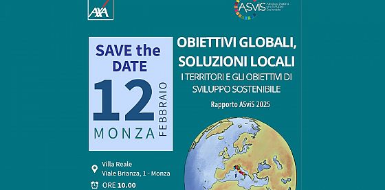 Il 12 febbraio a Monza parte il ciclo di incontri sul Rapporto Territori ASviS 
