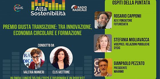 Premio giusta transizione: tra innovazione, economia circolare e formazione