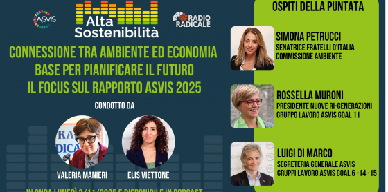 Connessione tra ambiente ed economia come base della pianificazione del futuro: il focus sul Rapporto ASviS 2025
