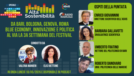 Da Bari, Bologna, Genova, Roma. Blue economy, innovazione e politica. Al via la 3a settimana del Festival