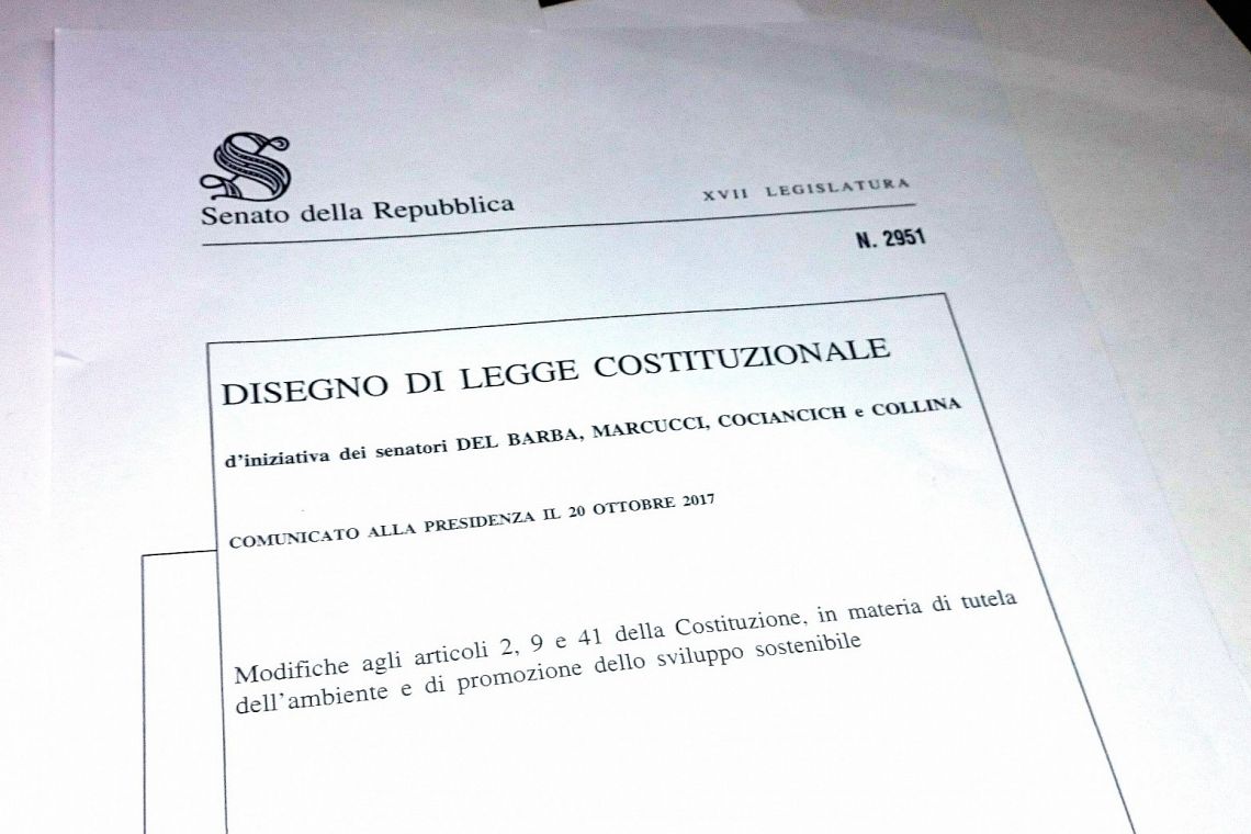 La prossima legislatura deve mettere lo sviluppo sostenibile nella Costituzione