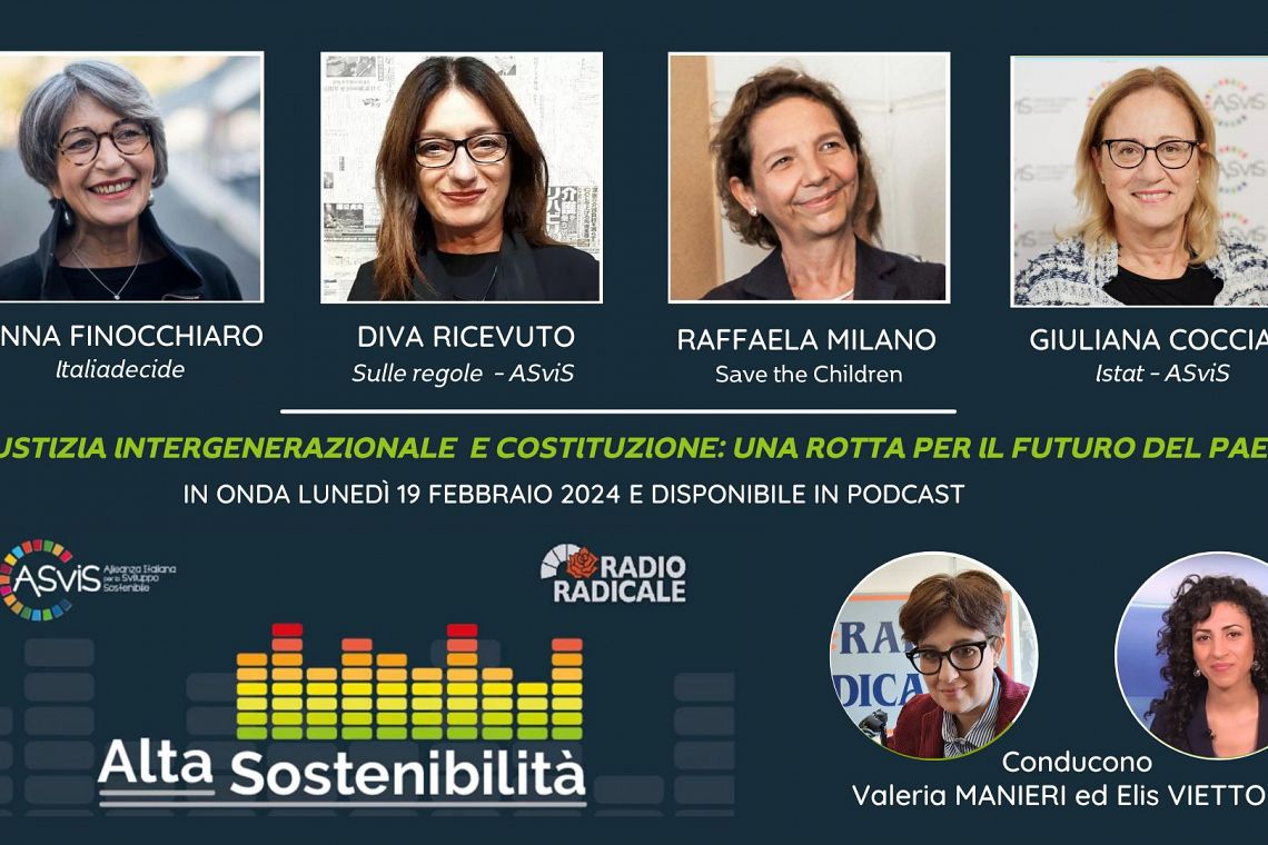 Giustizia intergenerazionale e Costituzione: una rotta per il futuro del Paese