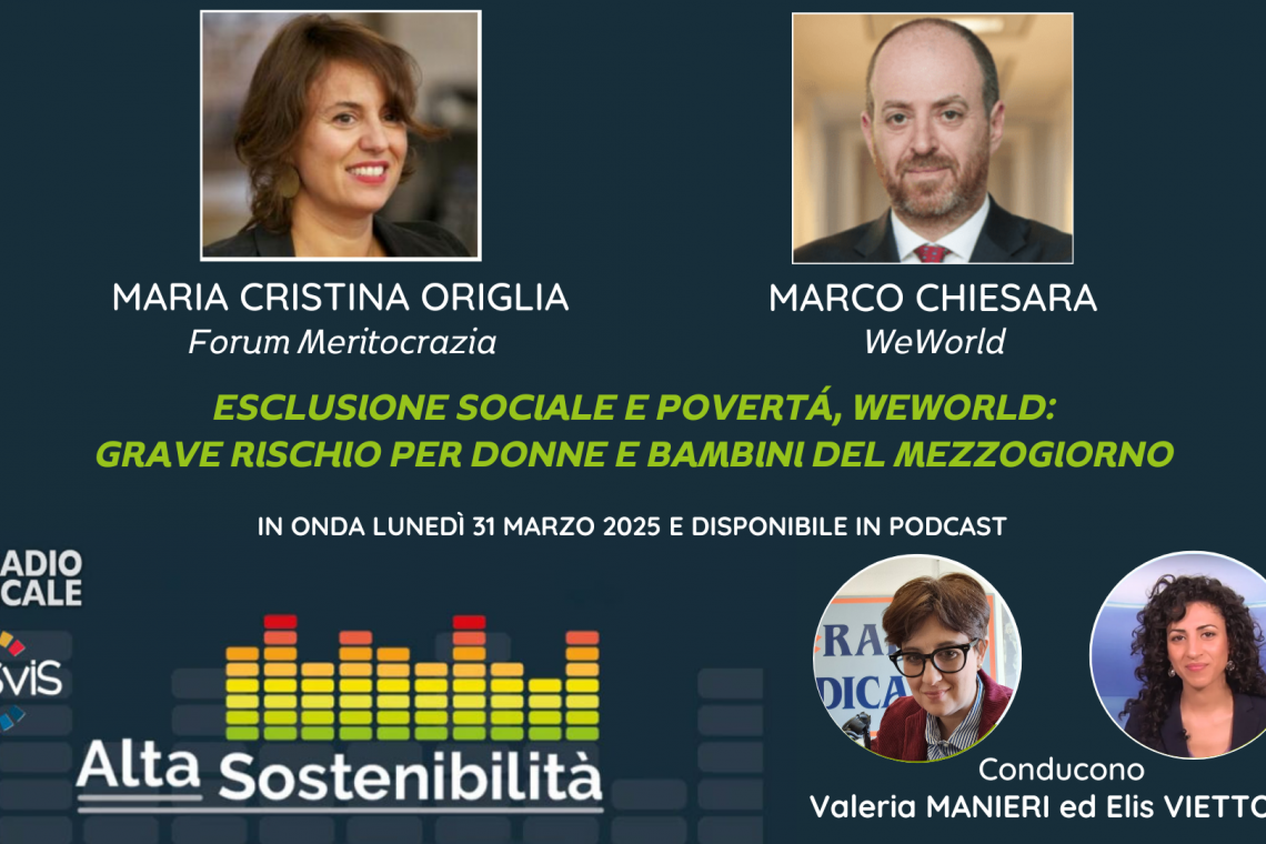 Esclusione sociale e povertà, WeWorld: