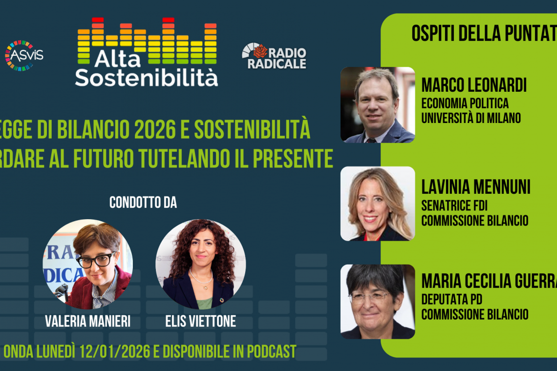 Legge di Bilancio 2026 e sostenibilità, guardare al futuro tutelando il presente
