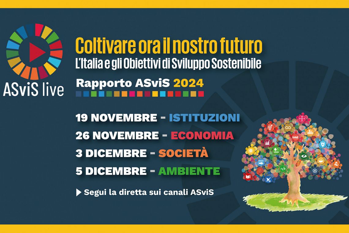 Quattro appuntamenti per discutere il Rapporto ASviS 2024: mettili in agenda! 