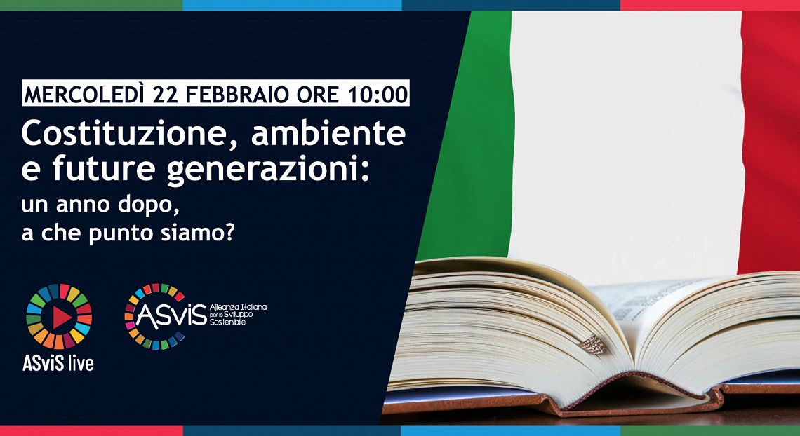 ASviS Live: ambiente e nuove generazioni in Costituzione a un anno dalla riforma