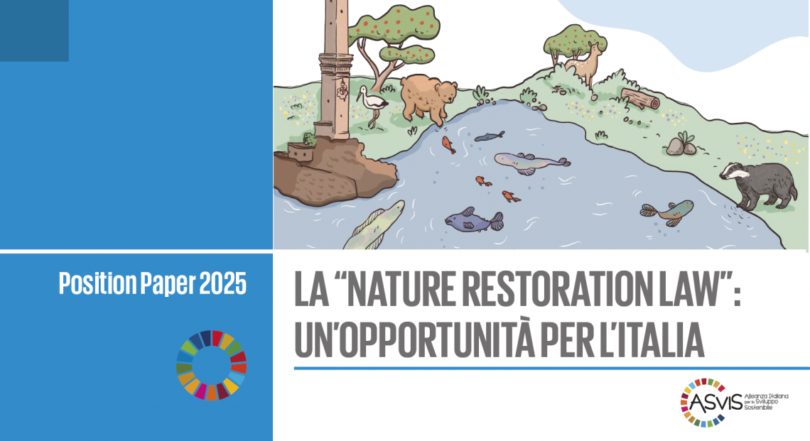 ASviS: Nature restoration law occasione storica per rigenerare la natura in Italia