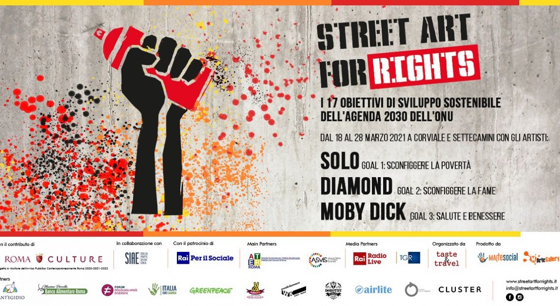 Street art for rights, l’arte urbana porta la sostenibilità nelle periferie