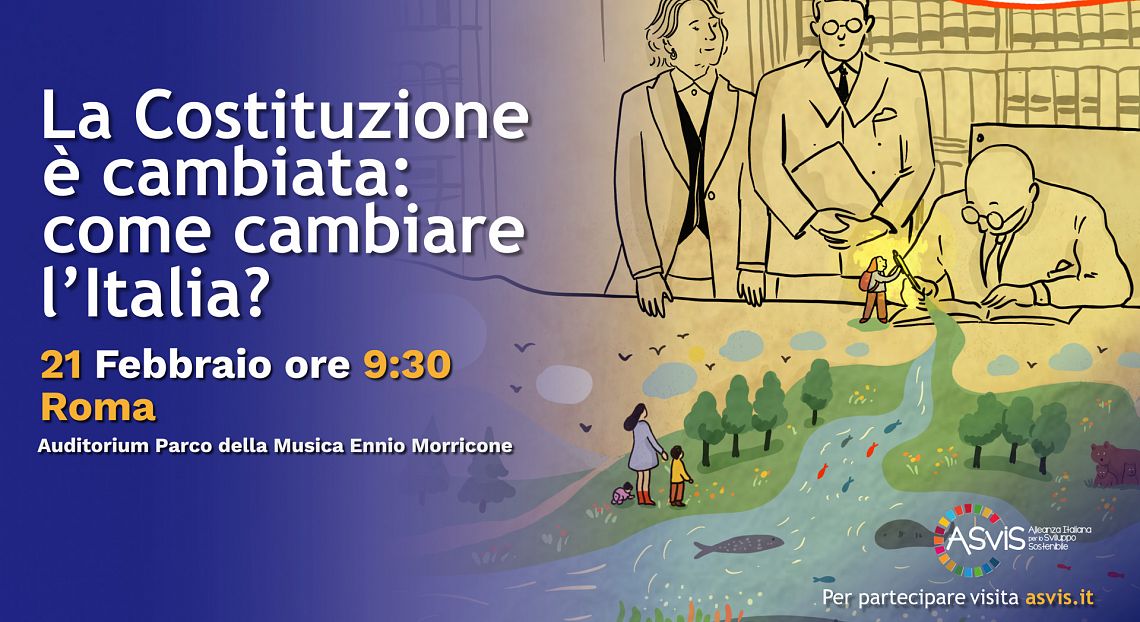 Il 21 febbraio l’ASviS Live sulla Costituzione a tre anni dalla riforma
