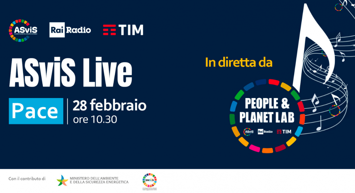 Il 28 febbraio l'ASviS Live da Sanremo dedicato alla 