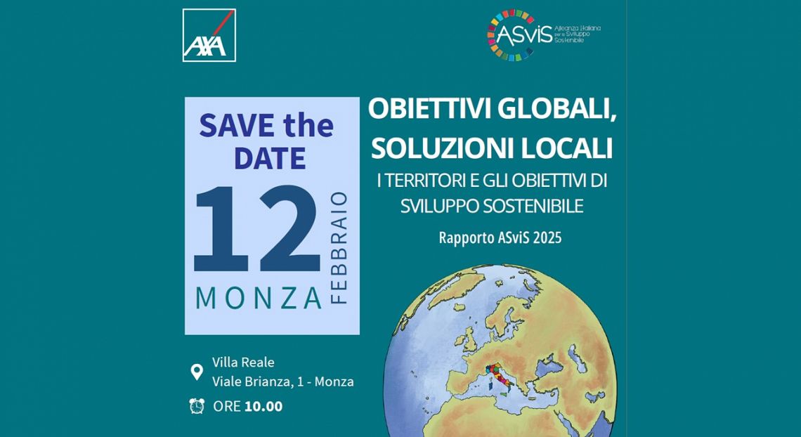 Il 12 febbraio a Monza parte il ciclo di incontri sul Rapporto Territori ASviS 