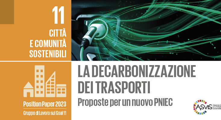 L’ASviS lancia un Position paper per decarbonizzare i trasporti, verso un nuovo Pniec