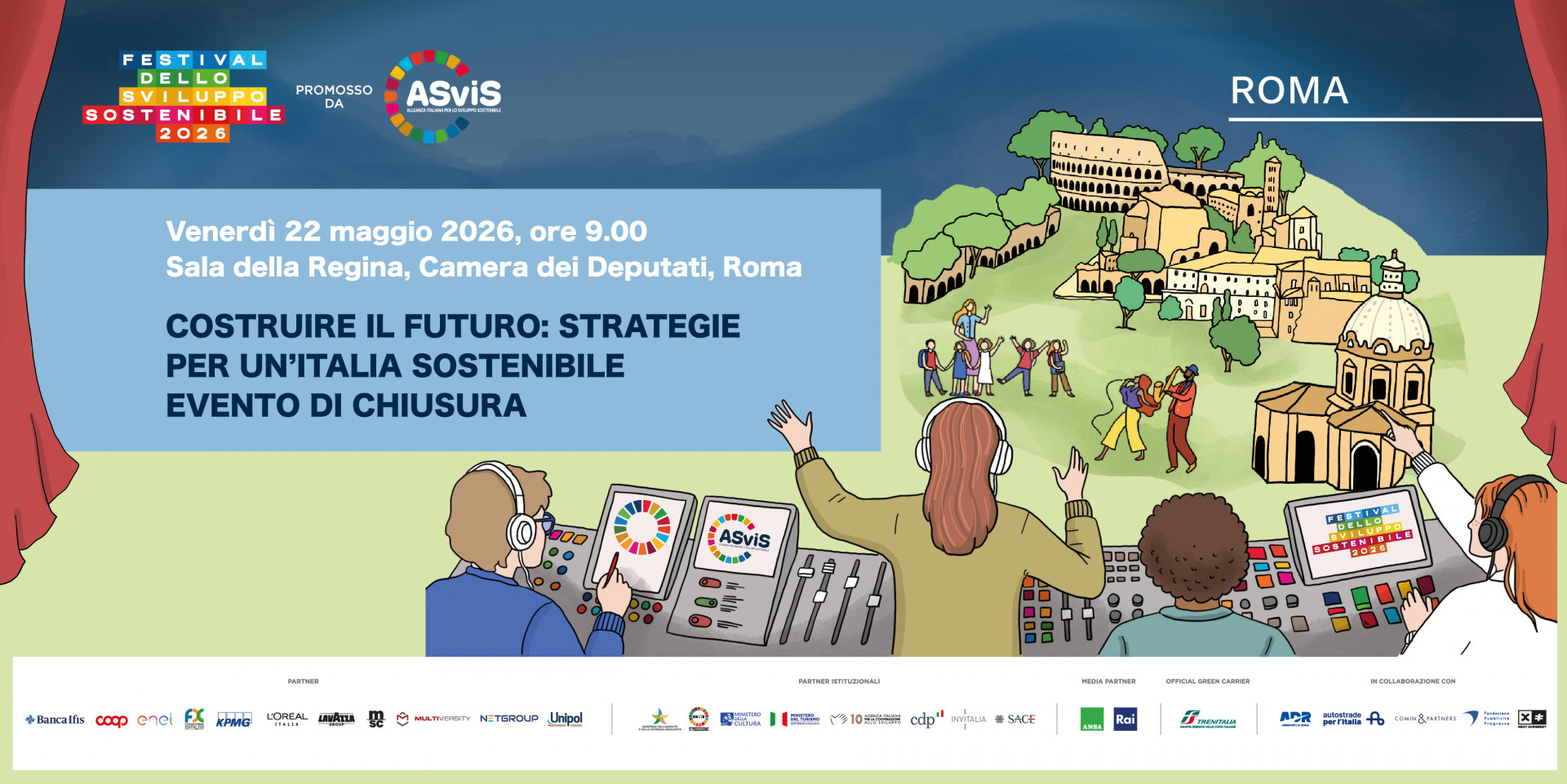 IL 22 MAGGIO ALLE 10:00 segui l'evento di restituzione del Festival dello Sviluppo Sostenibile 2026