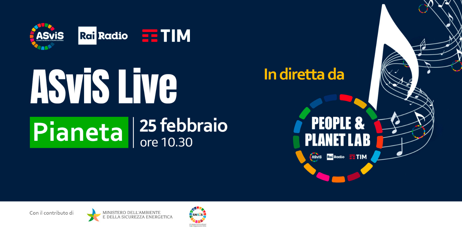 DOMANI ALLE 10.30 segui la diretta dell'ASviS Live dedicato al Pianeta
